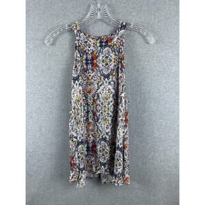 Elodie Top Women's L Hawaiian Fish Tropical‎ Print Colorful Tank
